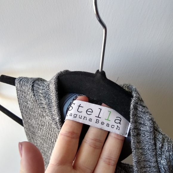 ๐ stella laguna beach gray marled swing dress - Picture 2 of 2